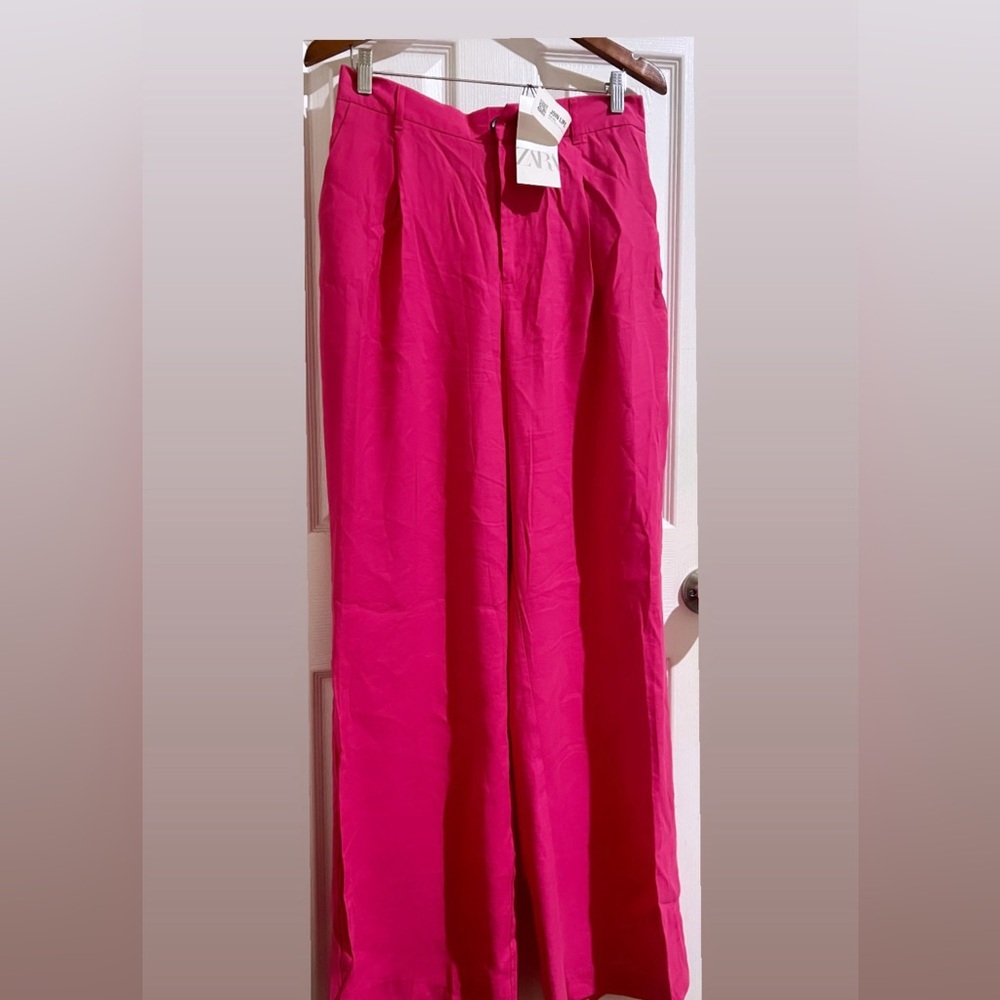 Zara high waisted trousers